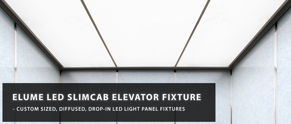 Elevator Led Slimcab Panel Fixture Elumanation