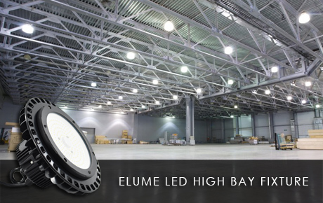 Elume LED High Bay Fixture - High Ceiling General Area Illumination