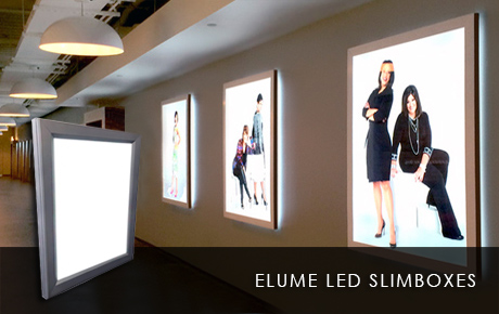 Elume LED SlimBox - Framed Graphic Poster LED Light Box