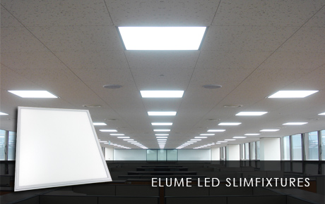 Elume SlimFixture Panel Light - Recessed LED Lay-in Troffer 