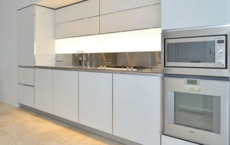 Illuminated LED Light Panel Kitchen Backsplash