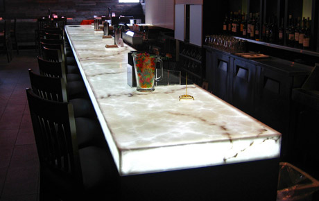 Backlit Onyx Bartop LED Light Panel